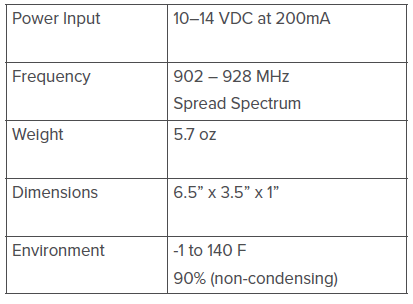 6500-2000 Wireless Repeater