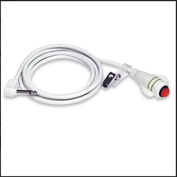 6500-3200 Call Cord 1/4 Phone White 10 Ft