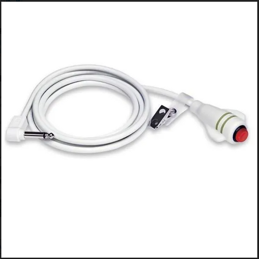 6500-3200 Call Cord 1/4 Phone White 10 Ft