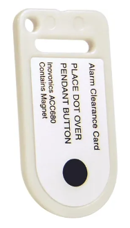 Alarm Clearance Card for Pendant - Pack of 10